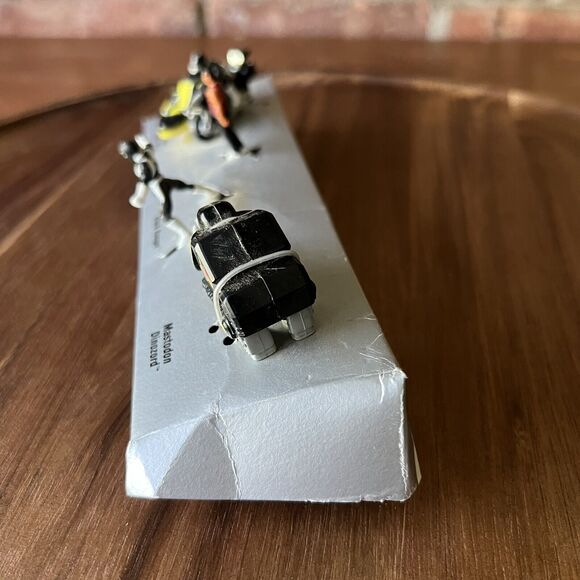 1994 Micro Machines Mighty Morphin Power Rangers Set #2 BLACK RANGER Galoob - Picture 6 of 16